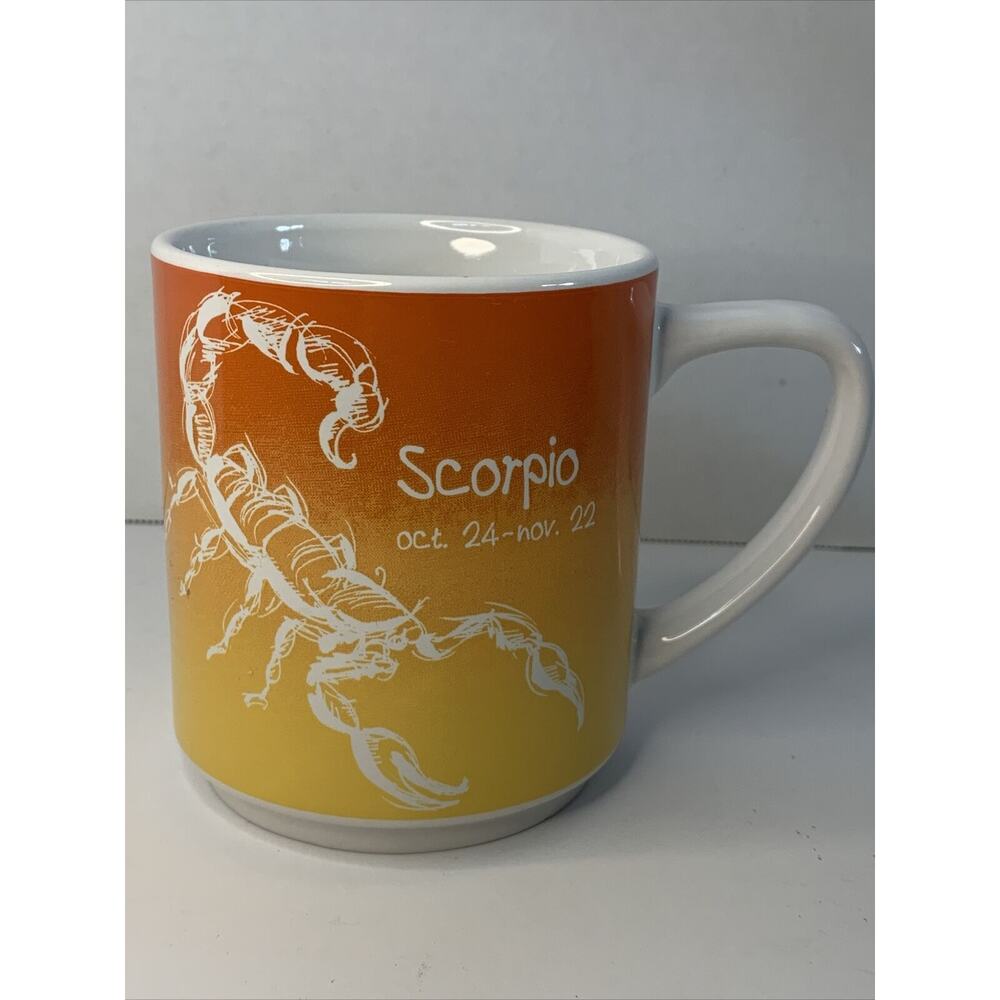 Drawn Zodiac Coffee Cup Scorpio Sign Large Mug 16oz Room Creative